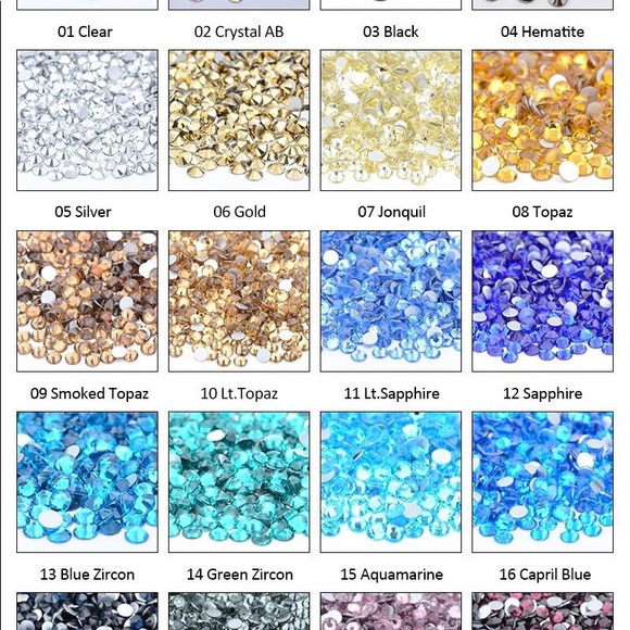 Resin Rhinestones - Picture 6 of 10